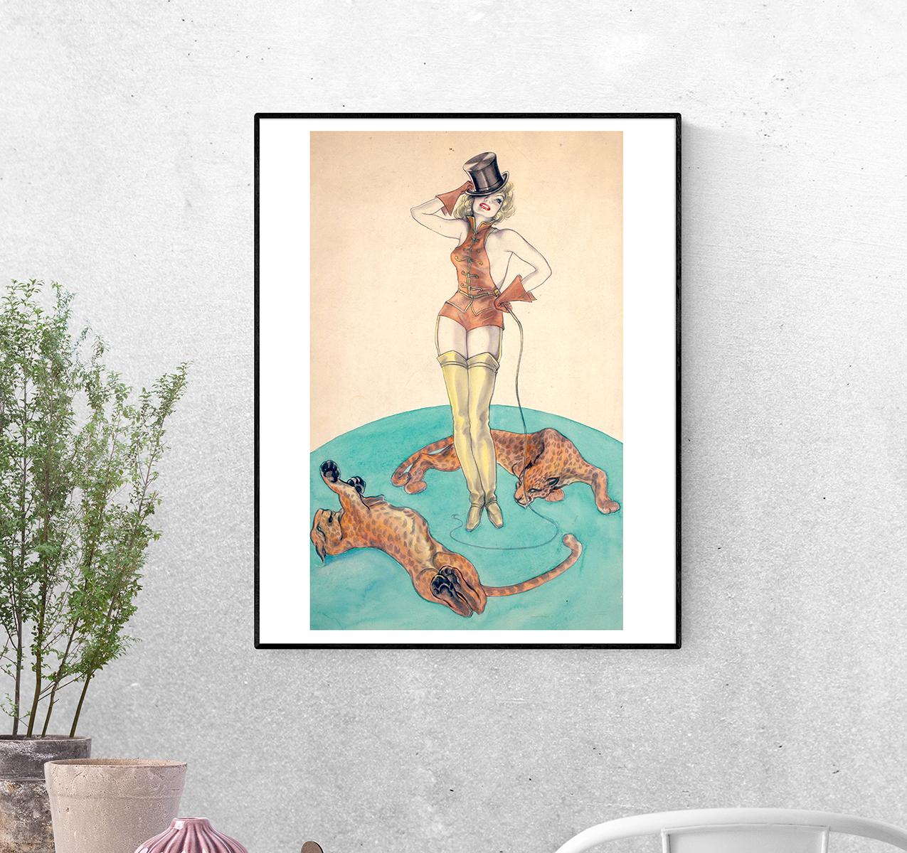 Постер Укротительница формат А-2 (pin_up010026_Poster)