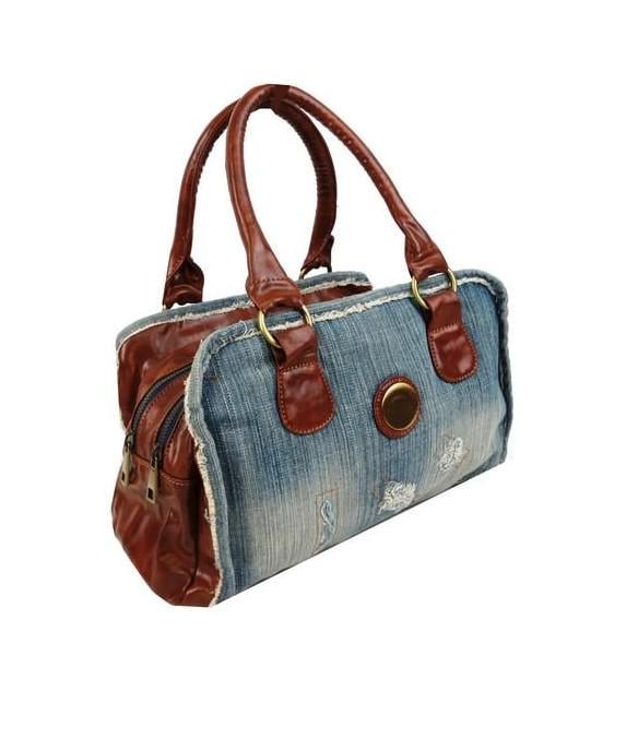 Сумка джинсова Fashion jeans bag Синій (sposupe253_JJeans8015)