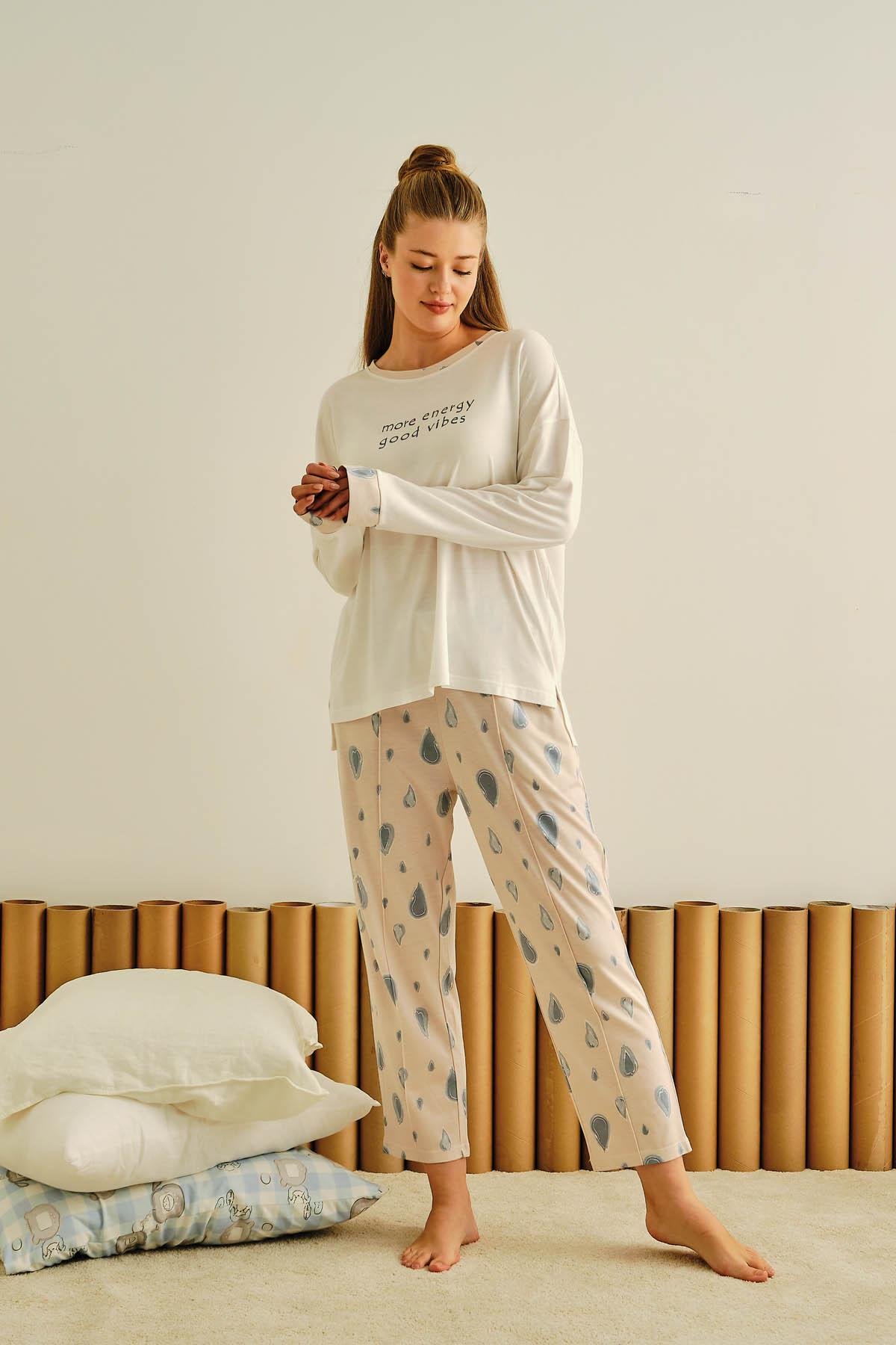 Пижама женская HAYS 27492 р. 48 Ecru (CN29454)