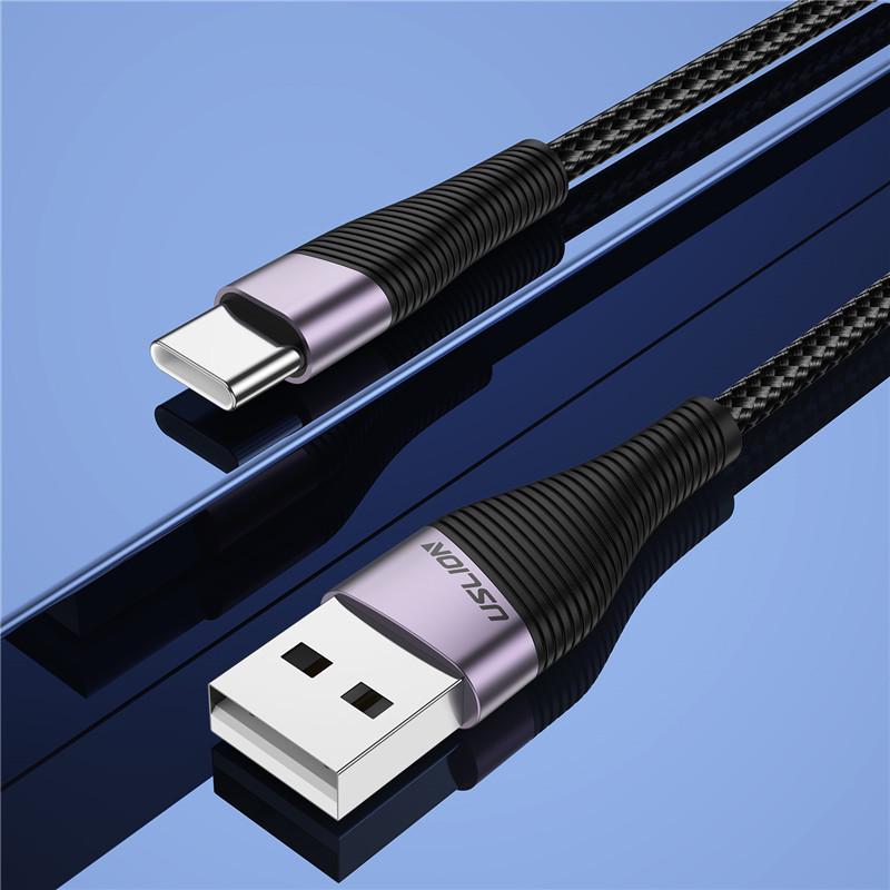 Кабель зарядний Uslion USB type-C 3 A 2 м (1302912116)