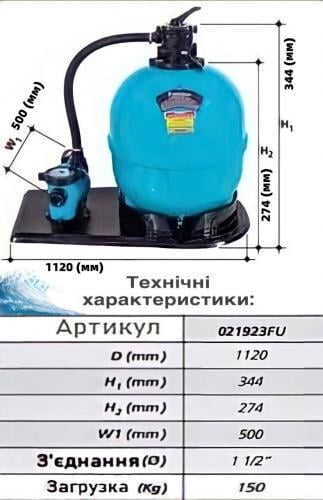 Станция фильтрации PG PREMIUM 15 куб. м/ч (PG-021923FU) - фото 5