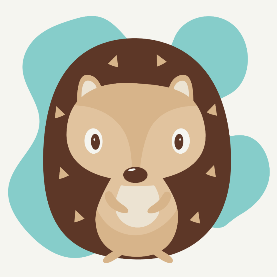 Роспись на холсте Brushme Сонливая лисичка 20х20 см (MBS024)