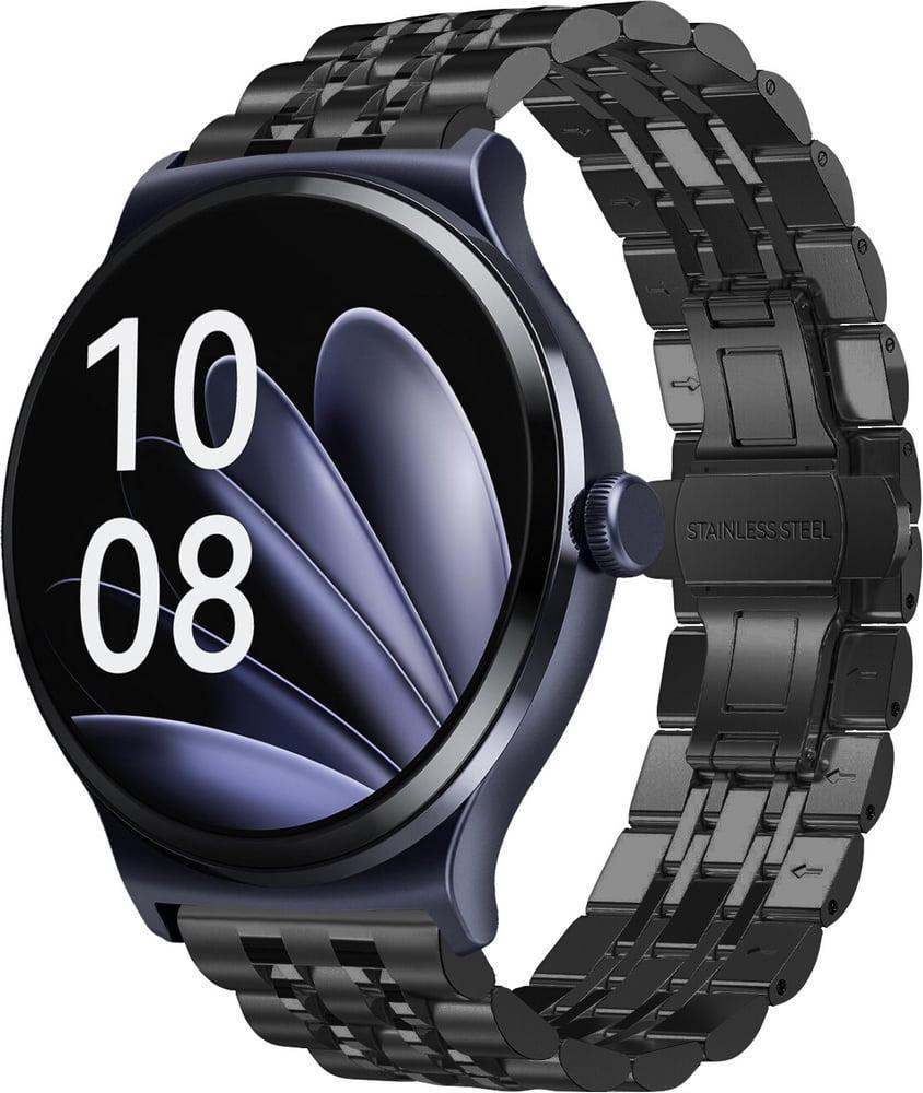 Браслет металлический Spinye для Haylou Solar Lite LS05L Black (40758-2B)