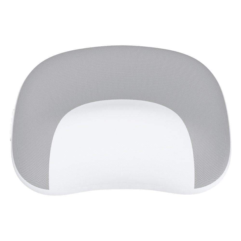 Подушка для массажа iHunt SPA Massage Dream Relax 4D Pillow подогрев 3 режима компрессия 2000 мА/ч USB Type-C Серо-кремовый