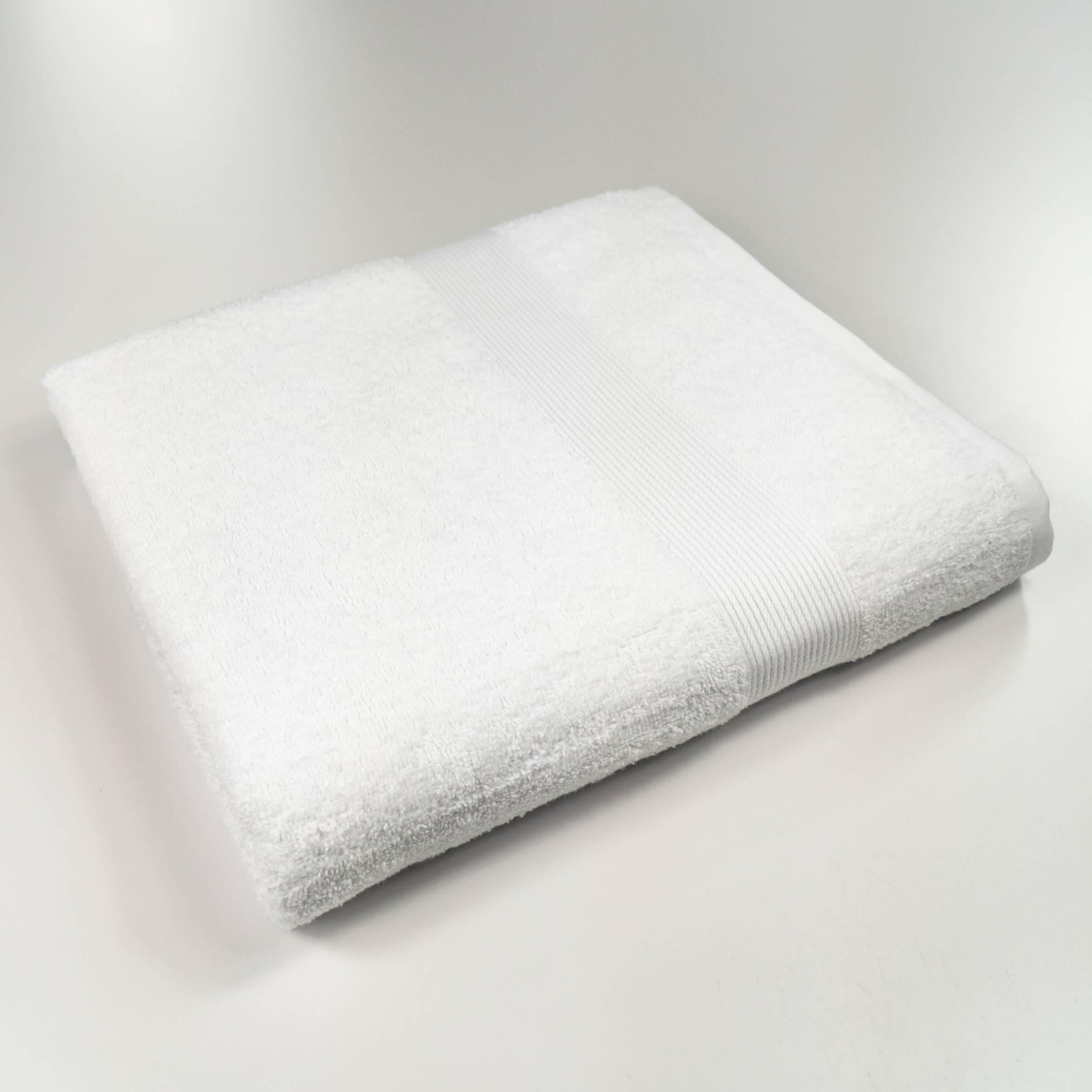 Полотенце банное GM Textile с бордюром 70х140 см Белый (400b-140-white)