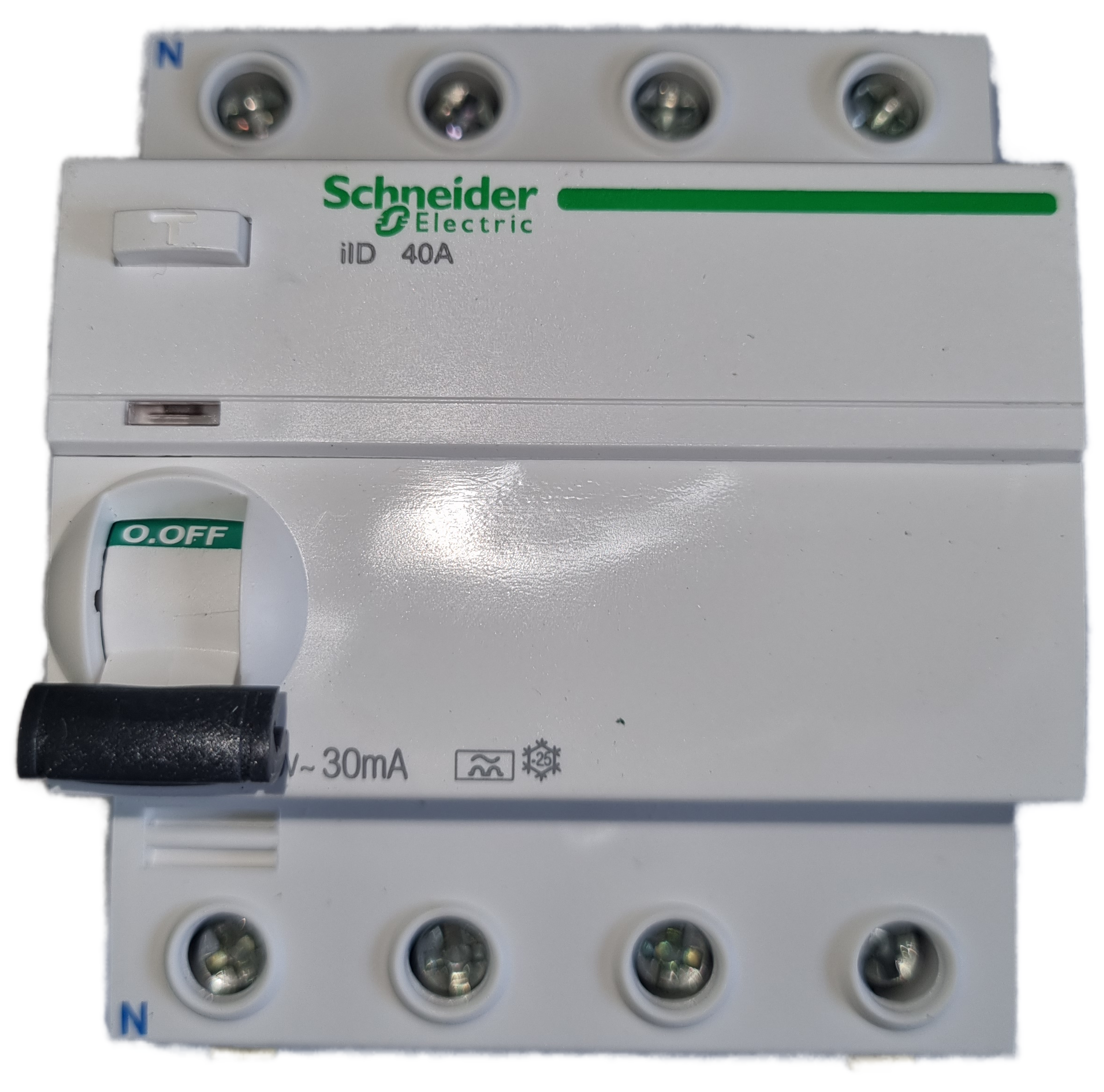 Диференціальний вимикач навантаження Schneider Electric ПЗВ 4P 40A 30ml тип А (A9Z21440)