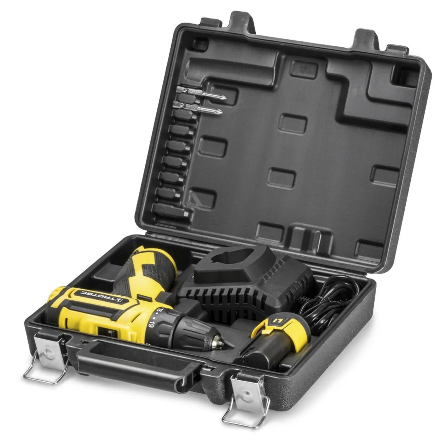 Дриль-шурупокрут акумуляторний Trotec PSCS 11-12V з кейсом (4410000102) - фото 6 Дриль-шурупокрут акумуляторний Trotec PSCS 11-12V з кейсом (4410000102) - фото 6