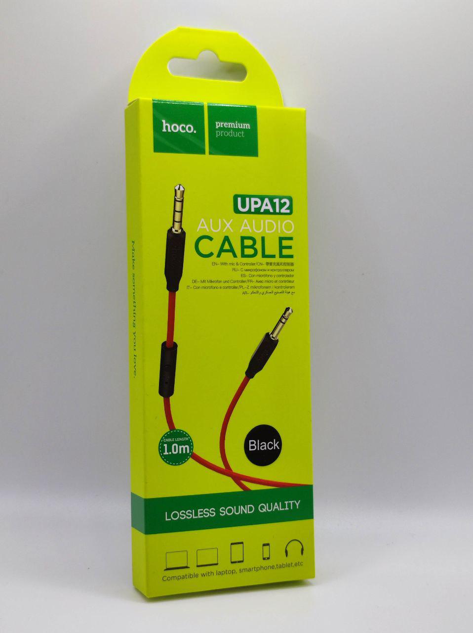Кабель AUX Hoco UPA12 with Mic