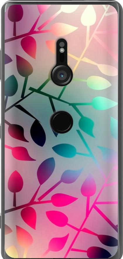 Чехол на Sony Xperia XZ3 H9436 Листья (2235u-1540-42517)