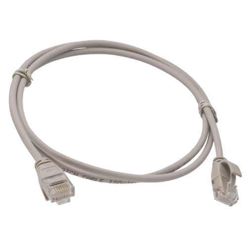 Патч-корд U/UTP cat 6a 28AWG LSZH 2 м для подключения сетевого оборудования Серый (37525124)