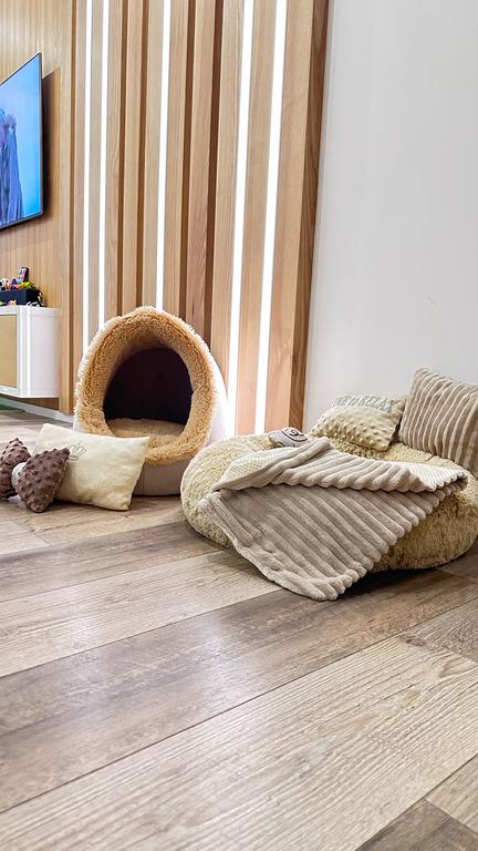 Будиночок для собак Amore mio Cane до 4 кг 42х42х45 см (ЕН-0040) - фото 4