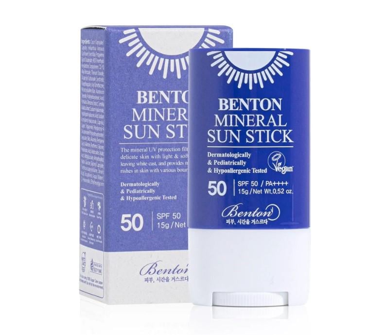 Сток солнцезащитный на минеральной основе Benton Mineral Sun Stick SPF50+/PA++++ 15 г