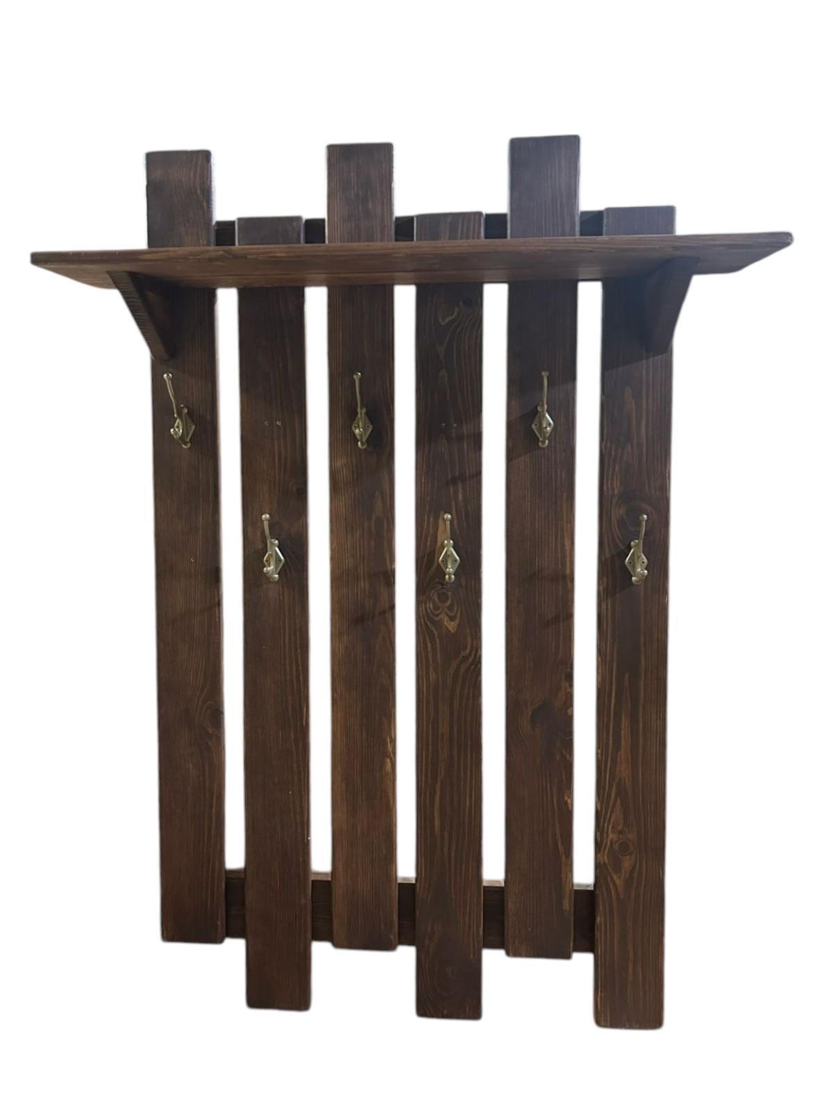 Вешалка настенная Бенвенуто из дерева (25622122) - фото 6