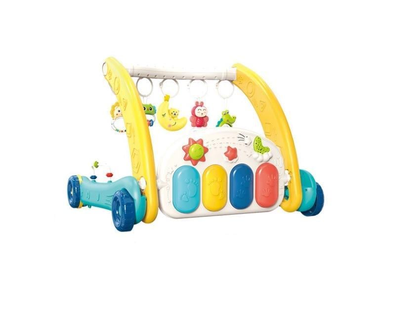 Ходунки Bibi Inn коврик/звук/подсветка/пианино/ночник/4 погремушки/пальчиковые игры/проектор звездного неба 2в1 Multicolor (153141)