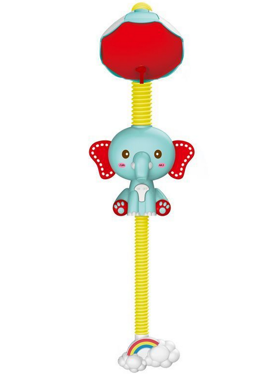 Іграшка для ванни Слоненя автоматична подача води гідроізоляція на батарейках 4 присоски в коробці (8366-52 A)