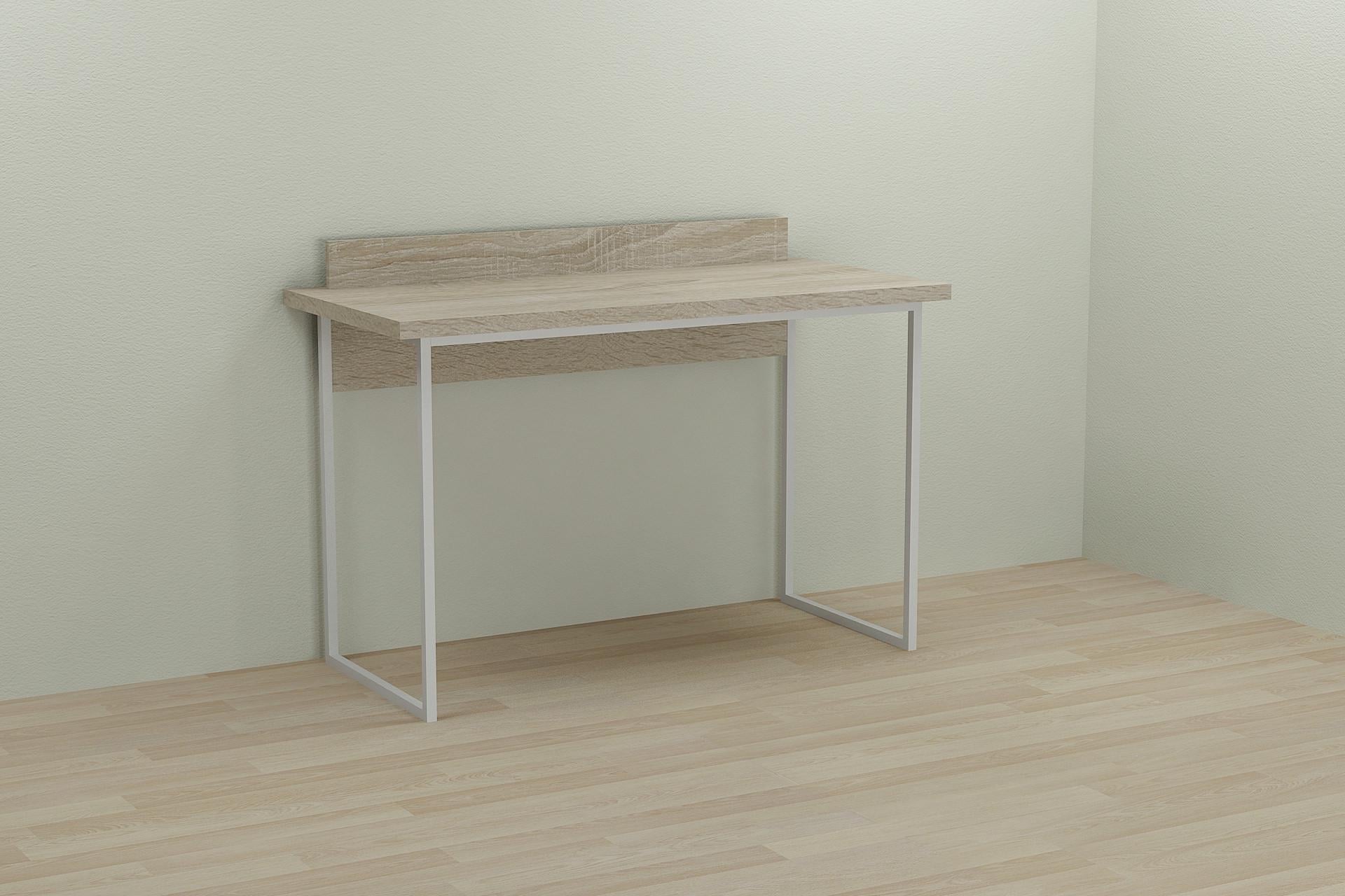 Стол компьютерный Ferrum-decor Скай ДСП 32 мм 75x140x60 см Белый/Дуб Сонома (FRD-101087) Стол компьютерный Ferrum-decor Скай ДСП 32 мм 75x140x60 см Белый/Дуб Сонома (FRD-101087)