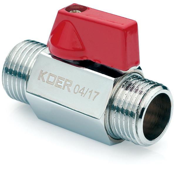 Кран кульовий KOER KR.402 KR0157 1/2" ЗЗ міні ручка (81687)
