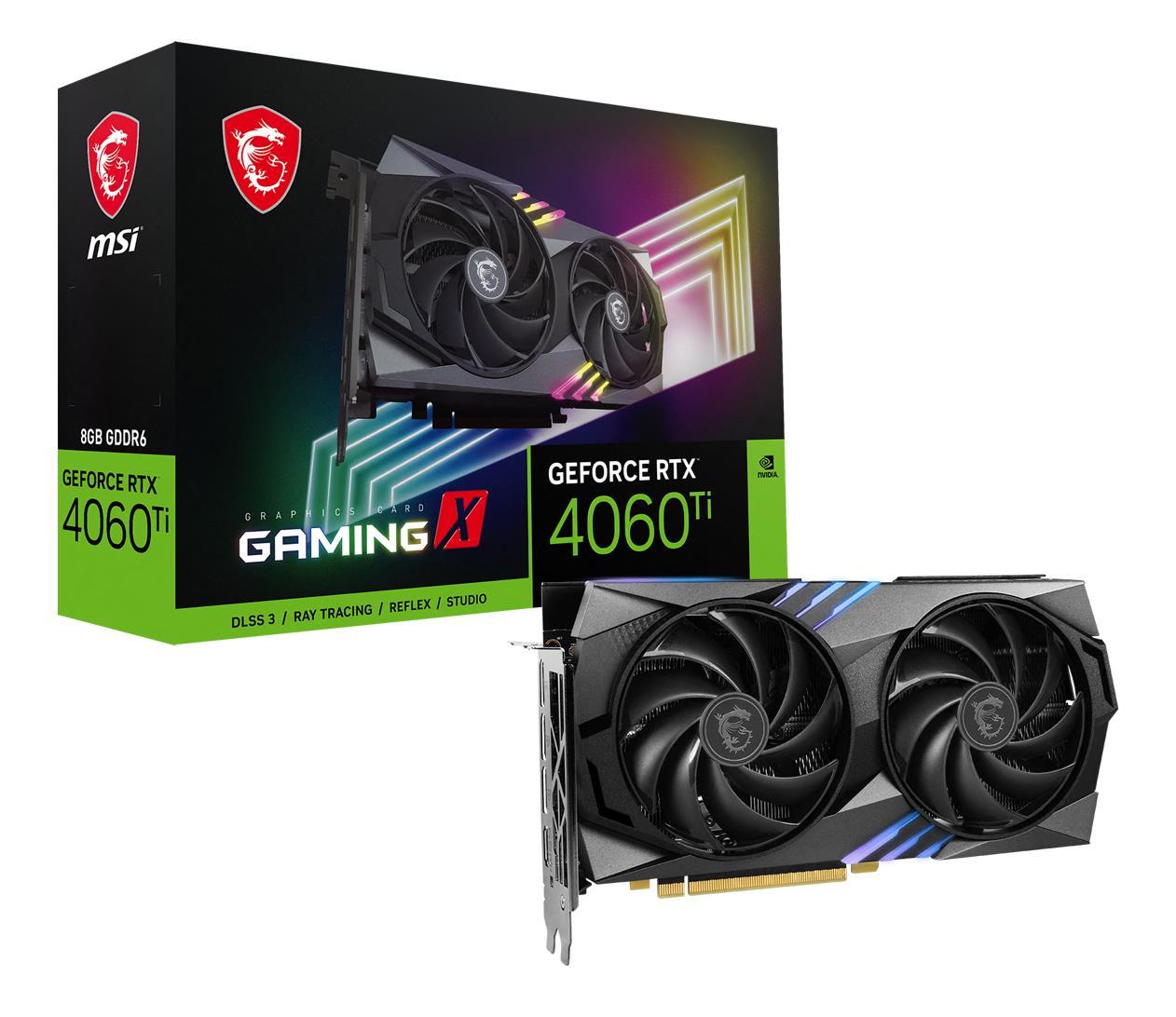 Відеокарта MSI GeForce RTX 4060 Ti GAMING X 8G (476163)