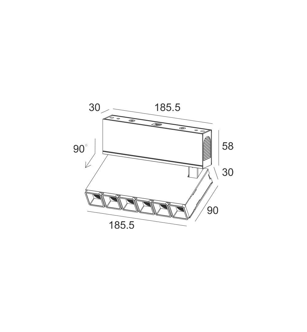 Спот Premium Skarlat RSLC78034 6x2W BK 3000K - фото 2 Спот Premium Skarlat RSLC78034 6x2W BK 3000K - фото 2