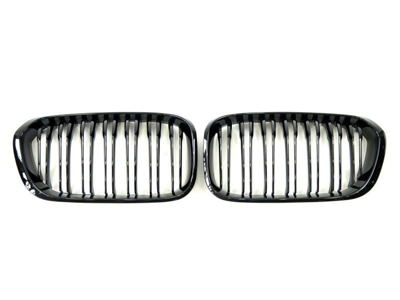 Решетка радиатора GBT для BMW 1 M-Look F20/21 2011-2019 гг. пластик Черный (27669754)