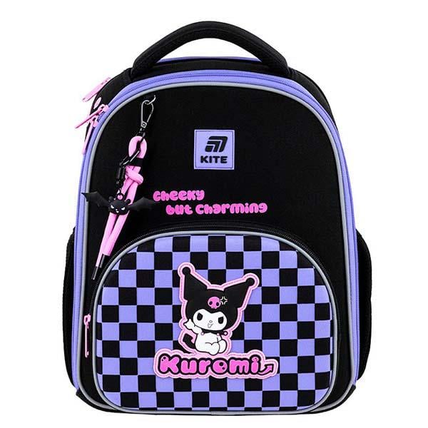 Рюкзак шкільний каркасний KITE Kuromi 38х30х14 см (ЦБ-00033521)