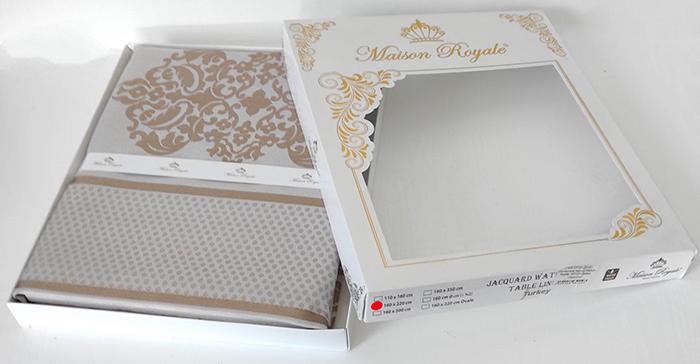 Скатерть тефлон Maison Royale 160x300 Meltem Cappucino (01MR10P160300K03) Скатерть тефлон Maison Royale 160x300 Meltem Cappucino (01MR10P160300K03)