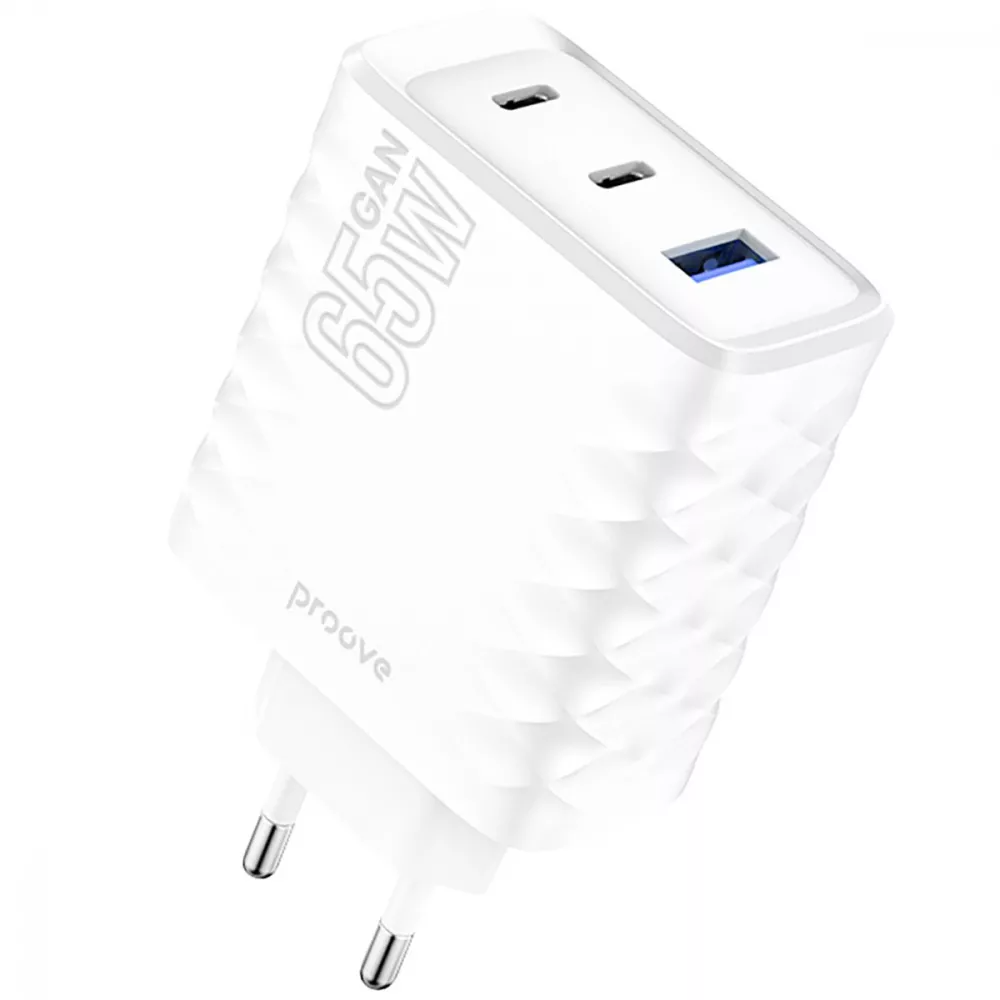 Блок питания Proove Speed ​​Surge Gan 65W USB+2 Type-C