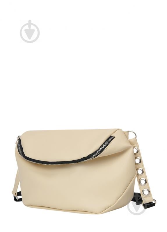 Женская сумка Sambag Milano QZS Молочный матовый (95103011)