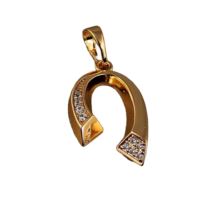 Кулон Xuping Jewelry счастливая подковка 2,3 см Золотистый (2629124686) Кулон Xuping Jewelry счастливая подковка 2,3 см Золотистый (2629124686)