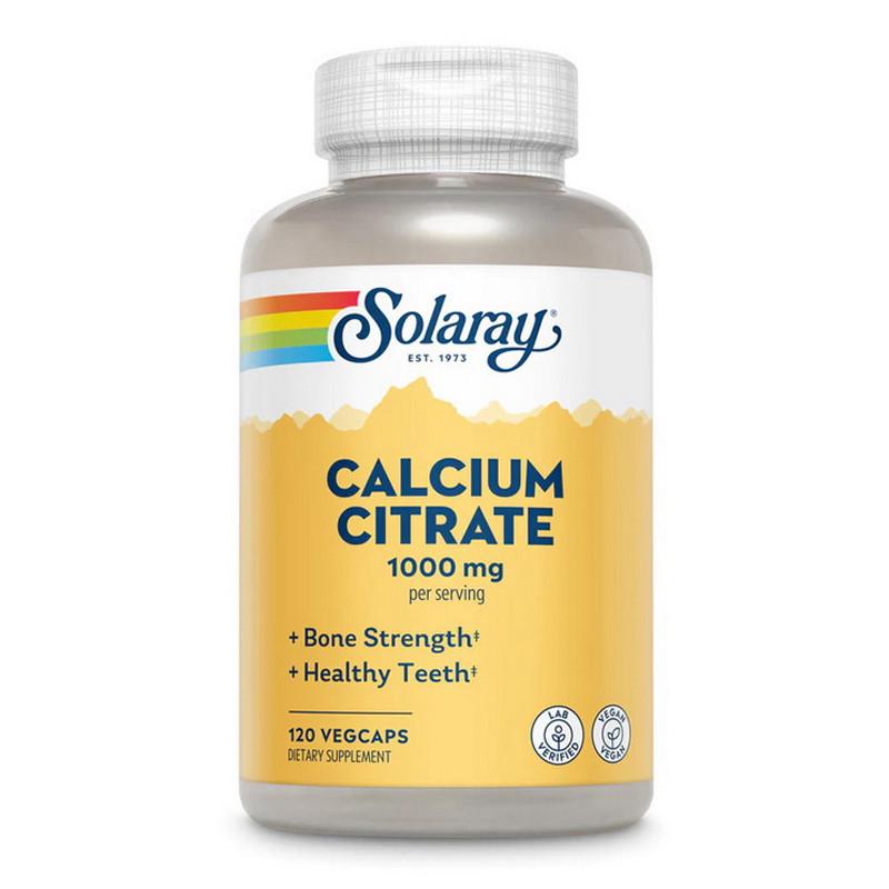 Кальция цитрат Solaray Calcium Citrate 1000 mg 120 капс. (22525-01)