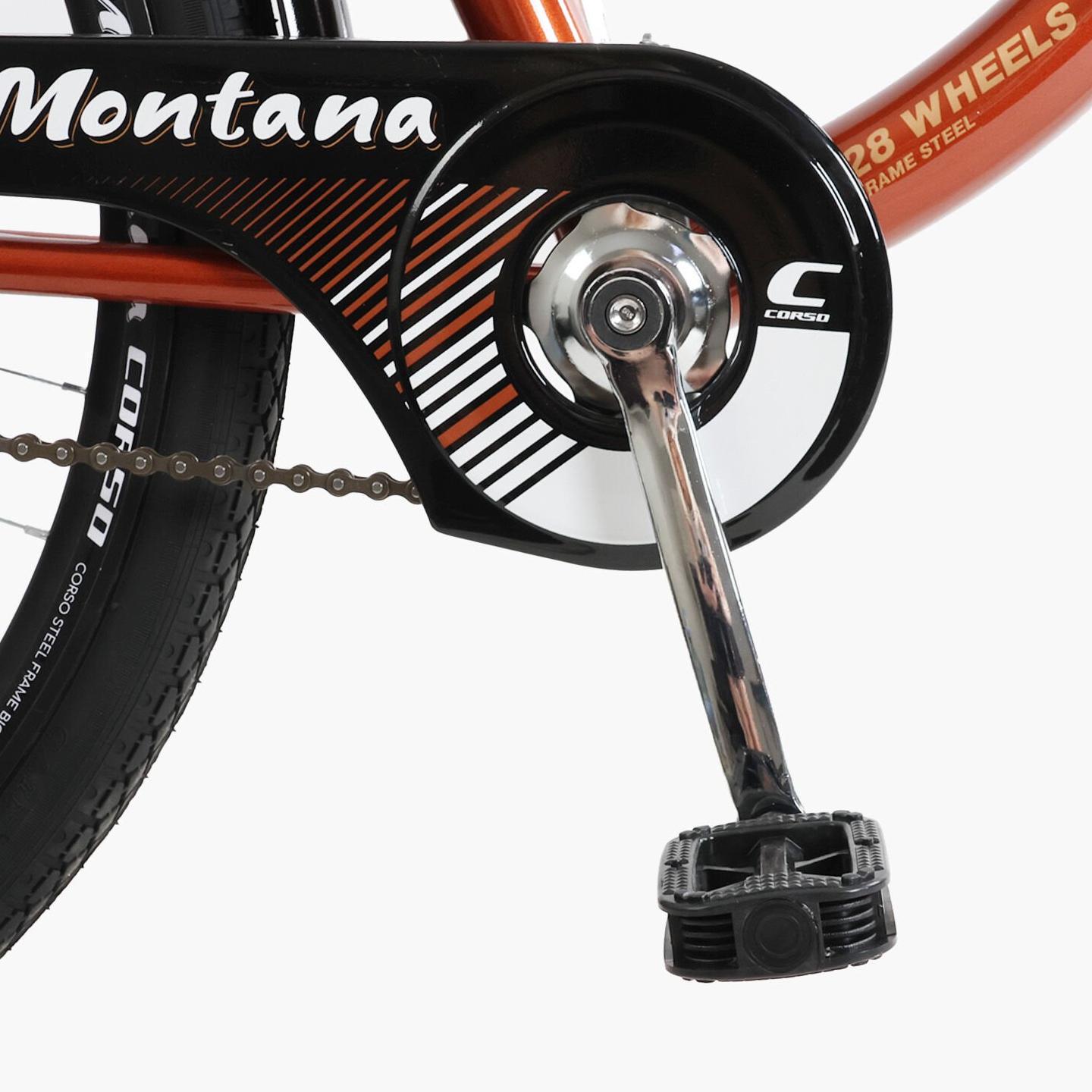 Велосипед міський Corso Montana з багажником рама 20"/28" Червоний - фото 6 Велосипед міський Corso Montana з багажником рама 20"/28" Червоний - фото 6