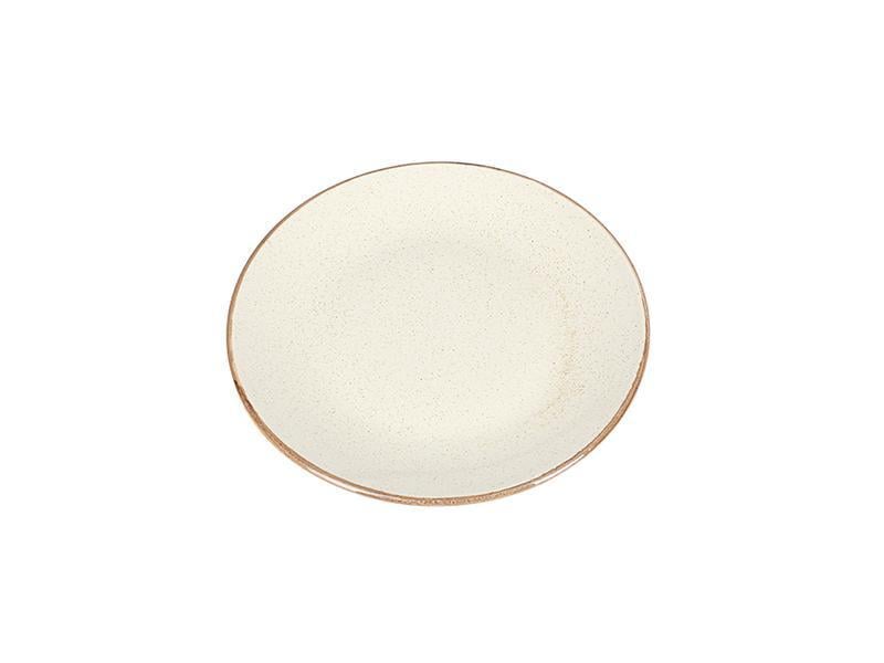 Тарелка фарфоровая Porland 260 мм Beige (187626/B)