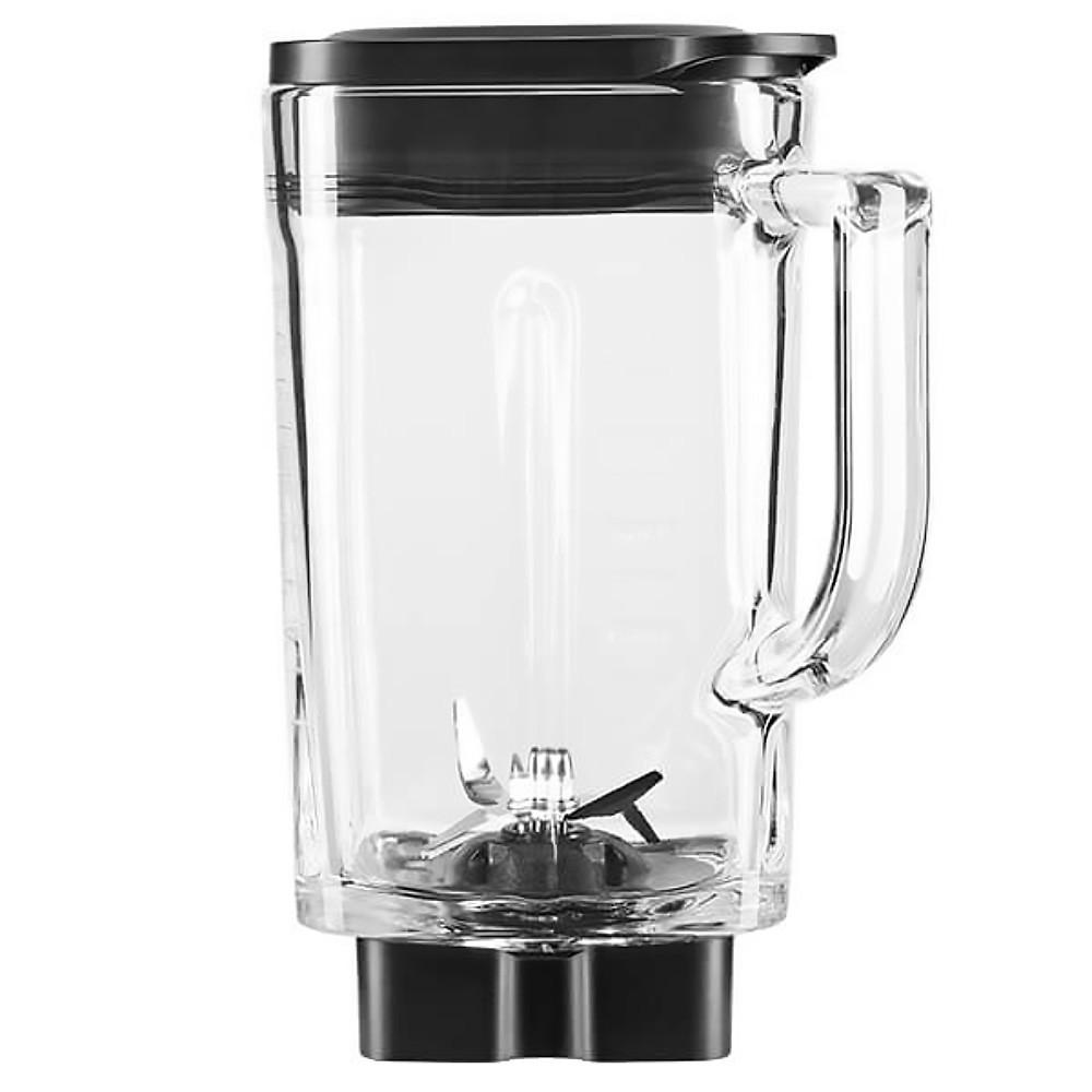 Чаша для блендера KitchenAid К400 градуированная стеклянная 1,40 л с крышкой (5KSB2048JGA) - фото 1