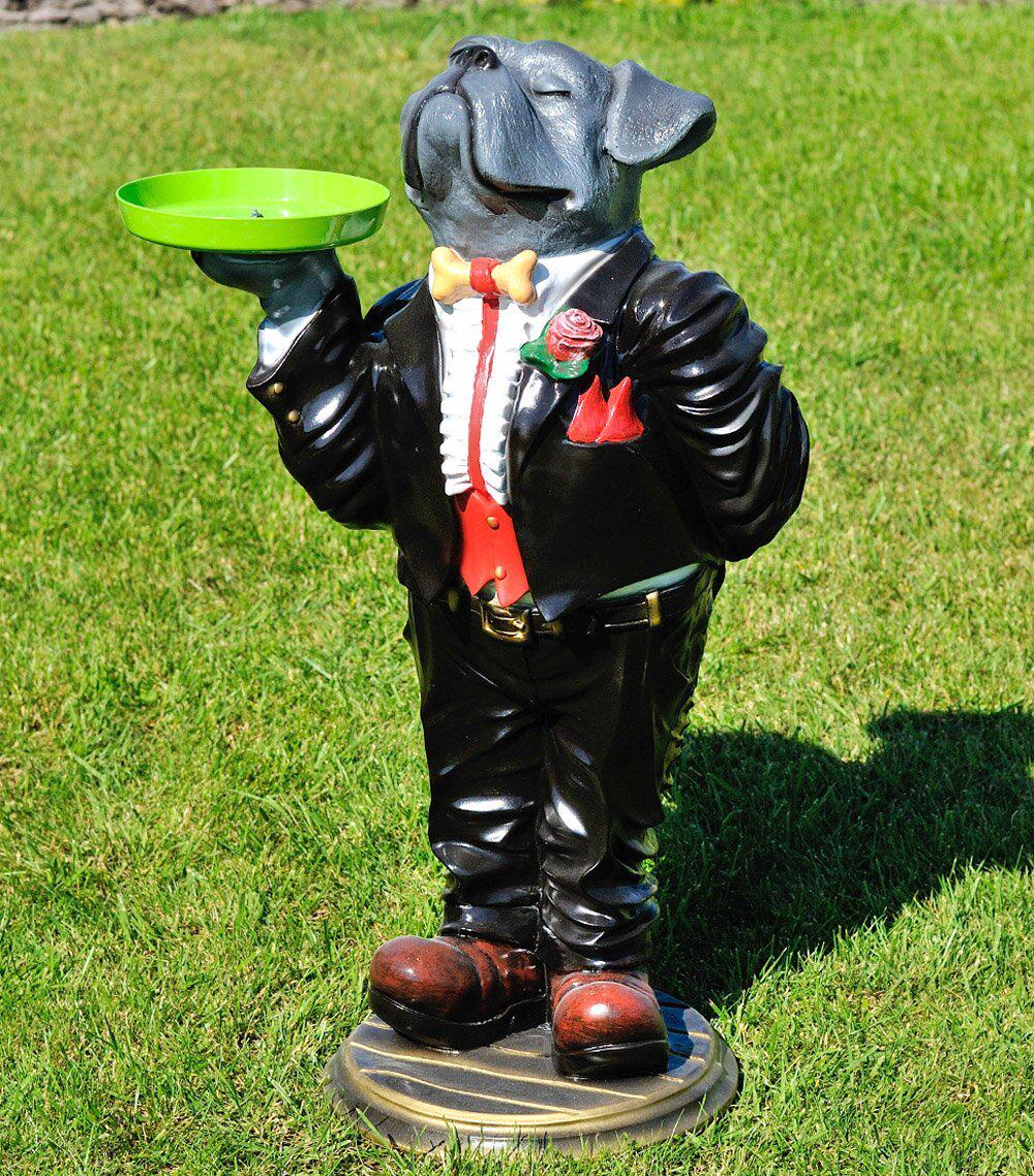 Садовая фигура Пес бармен 97 см (606)