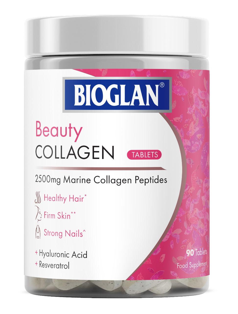 Гиалуроновая кислота для красоты Bioglan Beauty Collagen 90 шт. (541330)