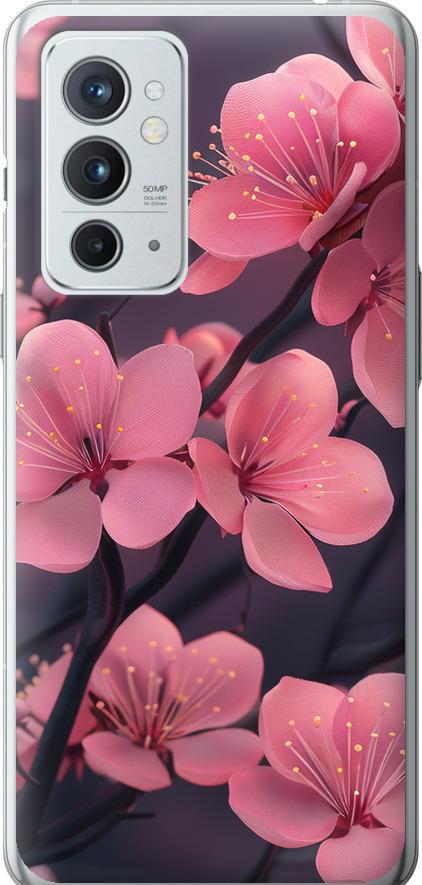 Чехол на OnePlus 9RT Пурпурная сакура (6075u-2520-42517)