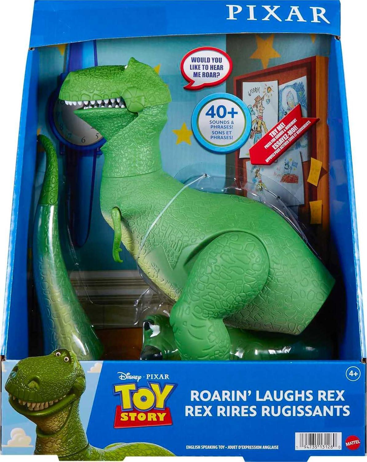 Іграшка інтерактивна Історія іграшок Рекс Disney Store Rex Roarin’ Laughs Talking Dinosaur Figure