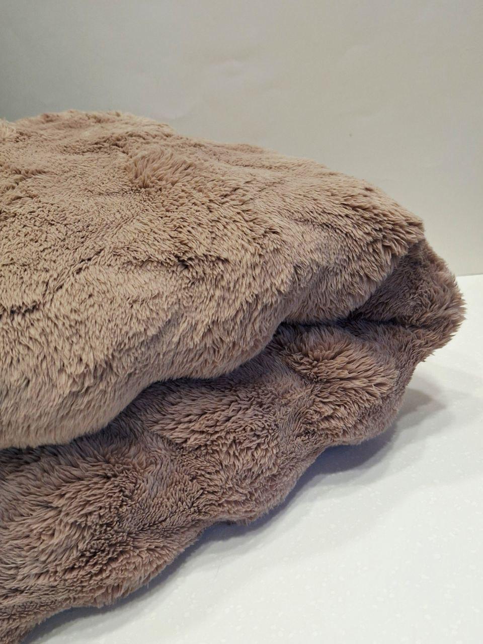 Плед-покрывало флисовый Colorful Home Шторм 200х220 см Коричневый (1241) - фото 4 Плед-покрывало флисовый Colorful Home Шторм 200х220 см Коричневый (1241) - фото 4