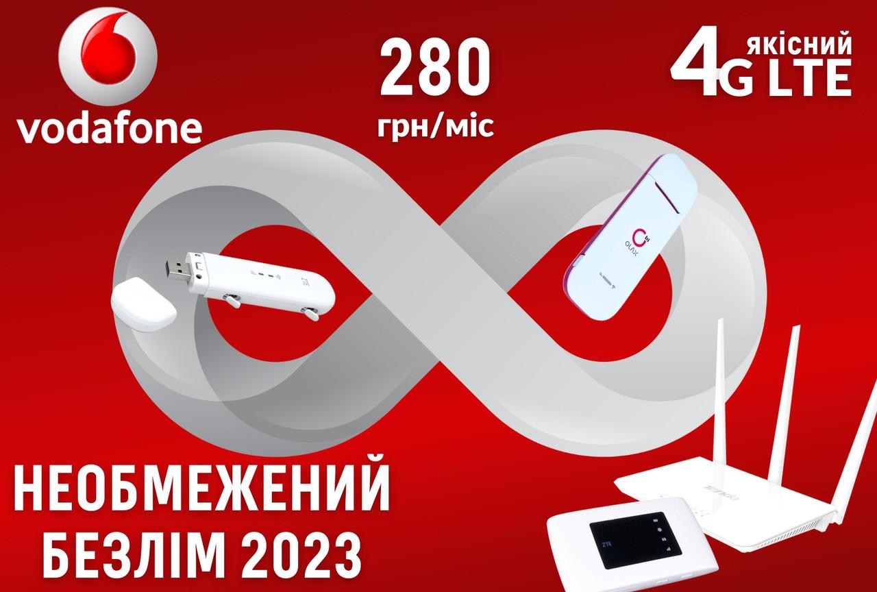 Роутер мобильный 4G USB WI-FI 3G/4G LTE ZTE MF79U и Безлимитный пакет Vodafone интернет - фото 4