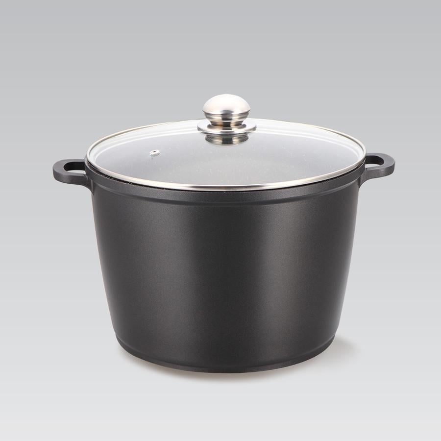 Кастрюля Maestro с антипригарным покрытием и крышкой 28 см 10,5 л (MR-4628H)