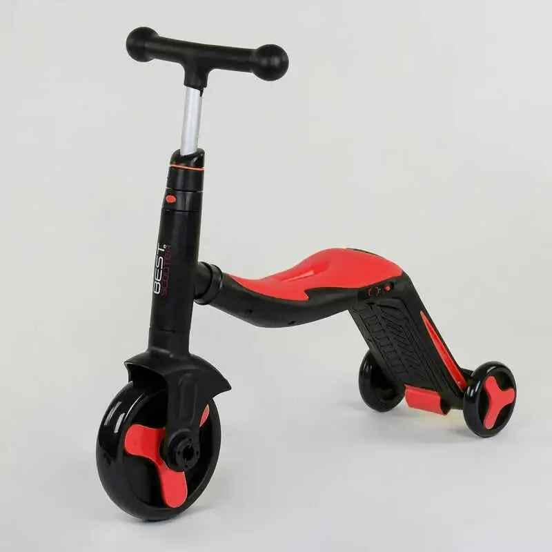 Самокат-трансформер Best Scooter JT 28288 8 мелодий Красный - фото 1