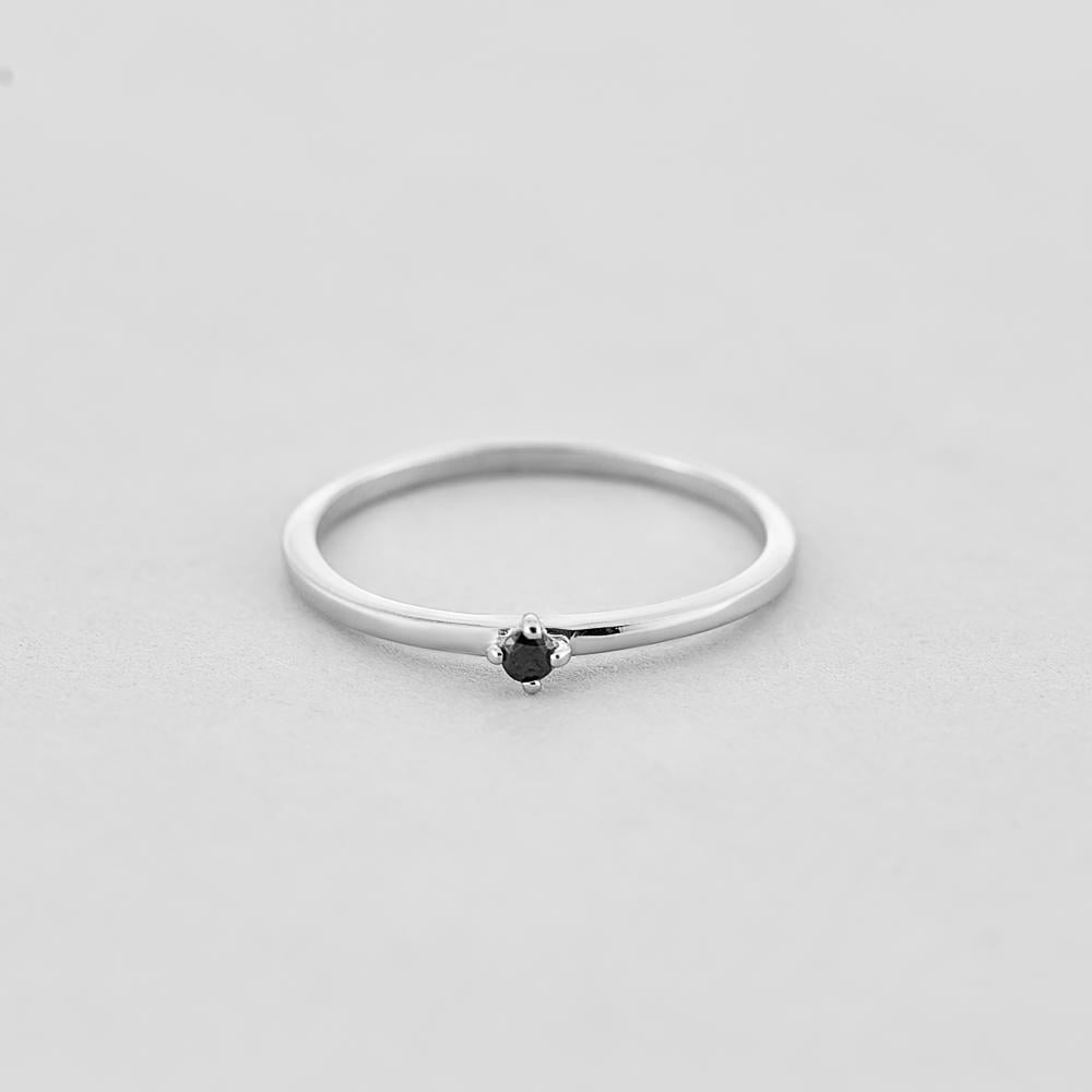 Серебряное кольцо Minimal Акварель р. 20 (17093) - фото 3
