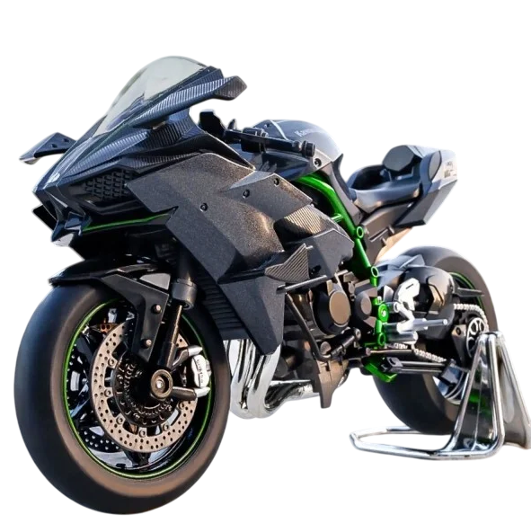 Масштабна модель мотоцикла Kawasaki Ninja H2R з рухомим частинами (C01294) Масштабна модель мотоцикла Kawasaki Ninja H2R з рухомим частинами (C01294)