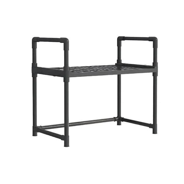 Полиця-стелаж для мікрохвильової печі Good Idea двоярусна з гачками 51х50,5х27 см Чорний (2342322T) Полиця-стелаж для мікрохвильової печі Good Idea двоярусна з гачками 51х50,5х27 см Чорний (2342322T)