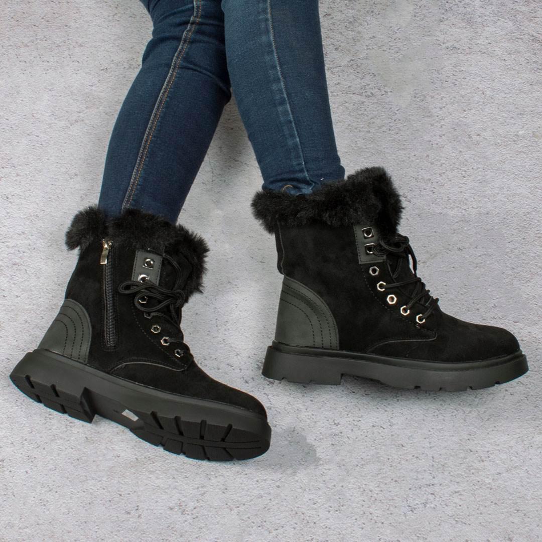 Ботинки женские зимние на меху 326065 р. 38 24 см