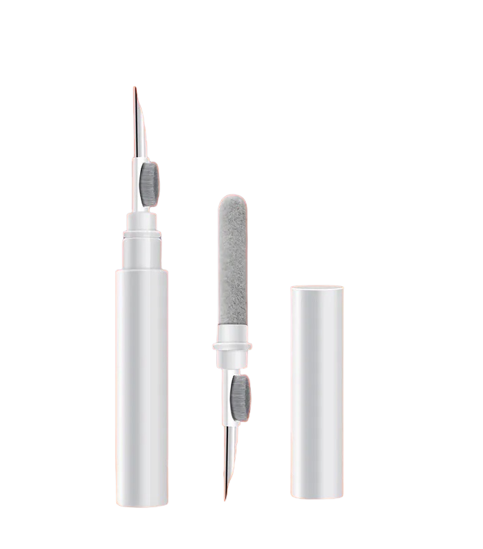 Ручка-щеточка многофункциональная 3в1 для чистки наушников Белый (370168)