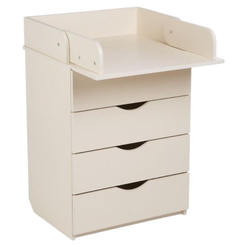 Комод для новорожденных с выдвижными ящиками 90х45х60 см Бежевый (DSK-602)