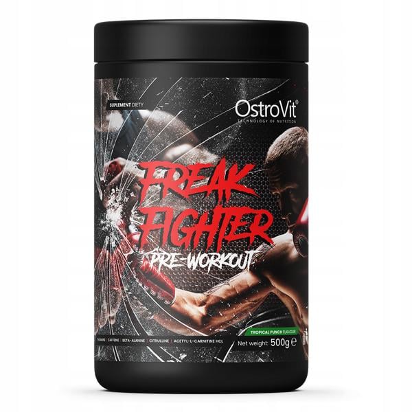 Предтренировочный комплекс OstroVit Freak Fighter 500 g Tropical punch - фото 1