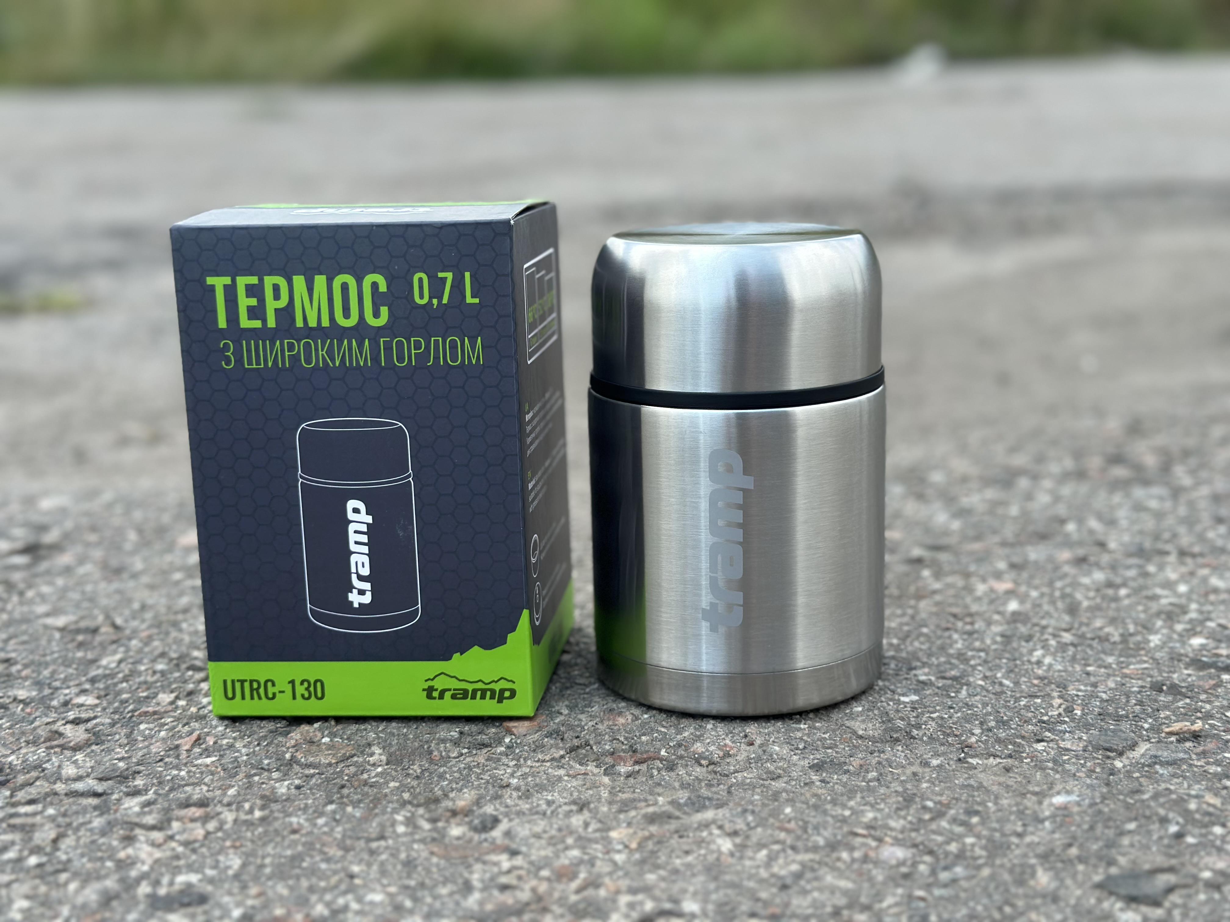 Пищевой термос для еды Tramp без ложки держит 24 ч. 0,7 л Стальной (UTRC-130) - фото 3