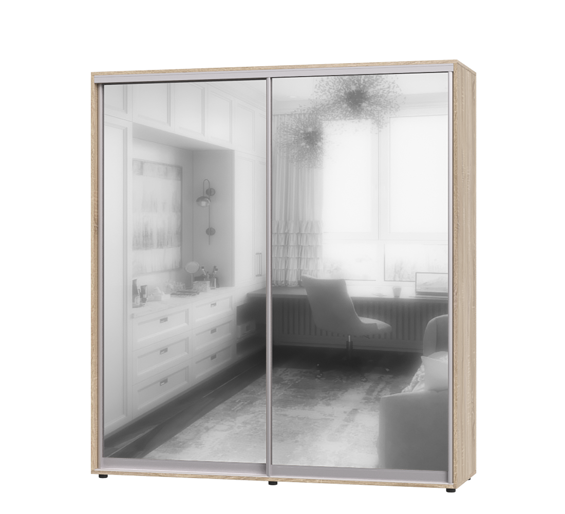 Шкаф-купе двухдверный Эверест ШК-05 190х60х220 см 
Дуб Сонома (07340)